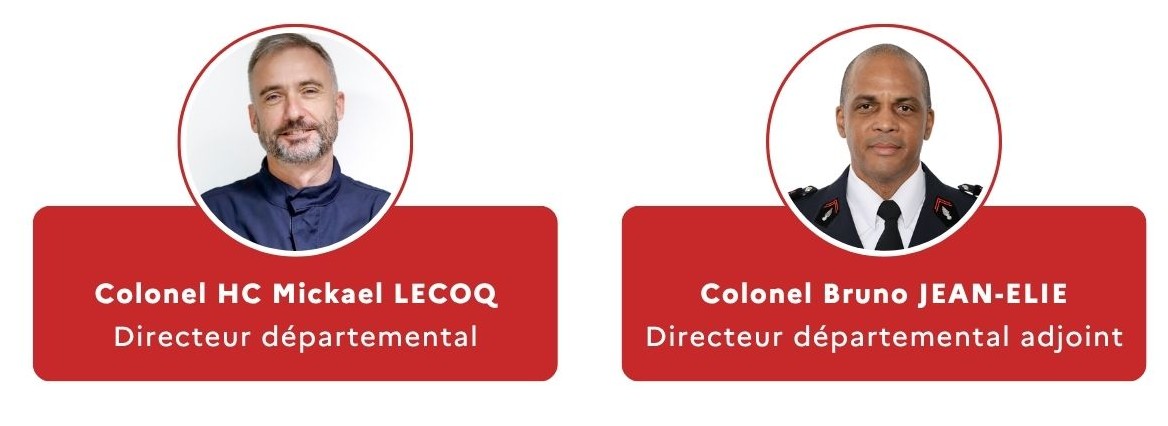Colonel HC Michaël LECOQ et Colonel David MERCIER